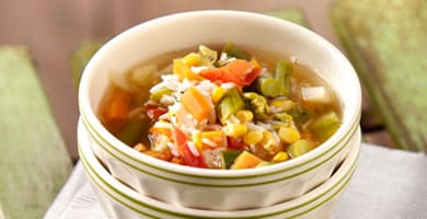 Summer Minestrone With Rice
