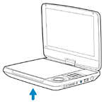 Portable DVD and digital TV